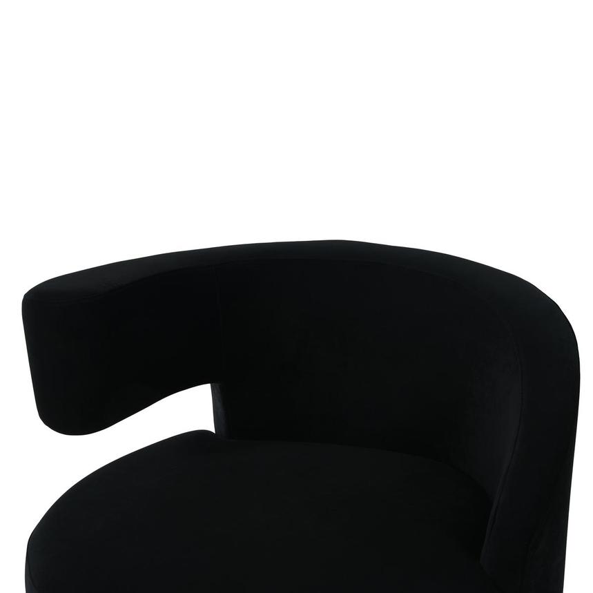 Okru Black Swivel Chair  alternate image, 5 of 6 images.