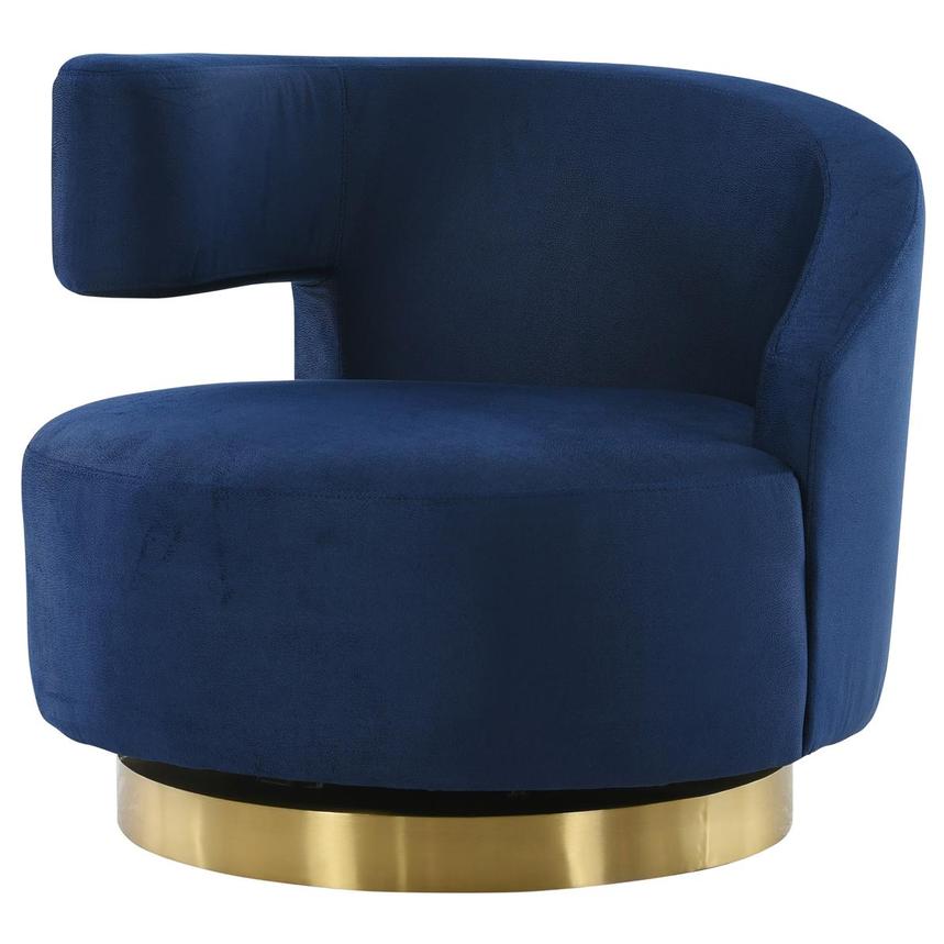 Okru Blue Accent Chair  main image, 1 of 8 images.