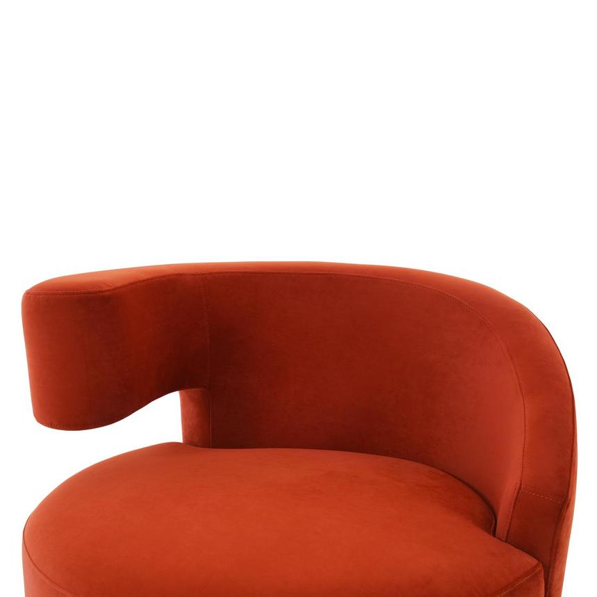 Okru II Orange Accent Chair  alternate image, 5 of 8 images.