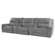 Ivone Home Theater Leather Seating with 5PCS/3PWR  alternate image, 2 of 17 images.