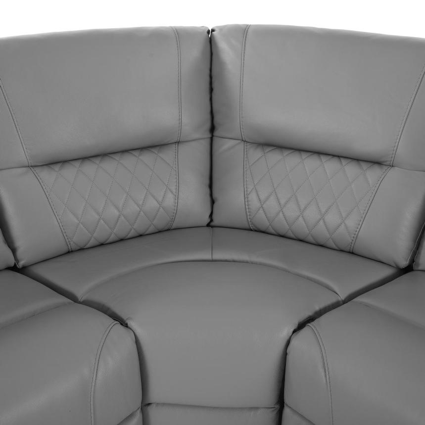 Ivone Leather Power Reclining Sectional with 5PCS/2PWR alternate image, 6 of 13 images.