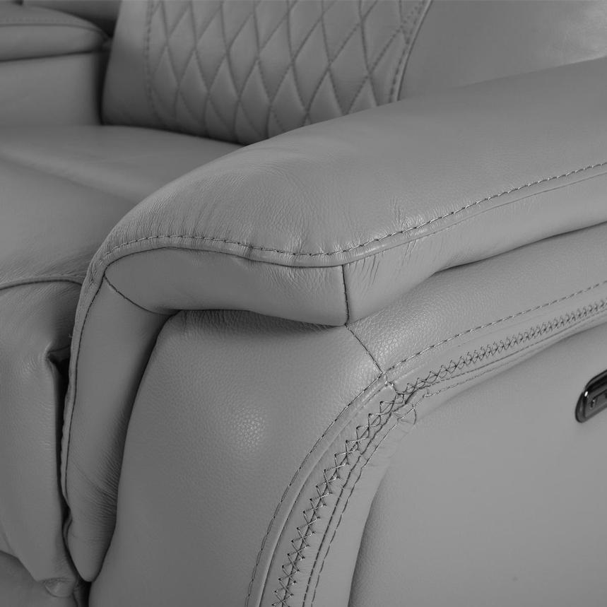 Ivone Leather Power Reclining Sectional with 5PCS/2PWR alternate image, 9 of 13 images.