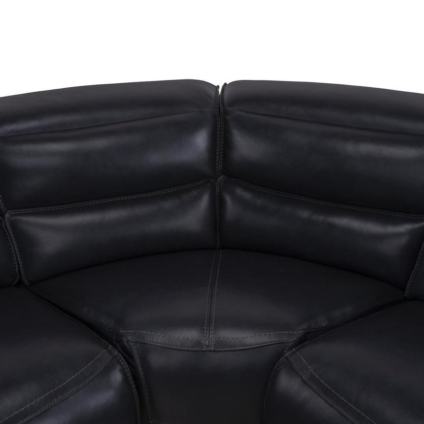 Cosmo II Blueberry Leather Power Reclining Sectional with 6PCS/3PWR alternate image, 9 of 14 images.