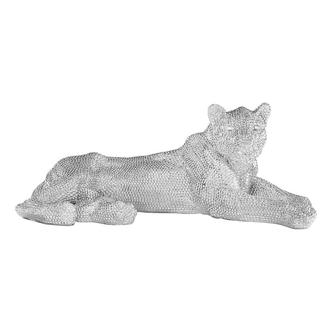 Panther Silver Floor Sculpture