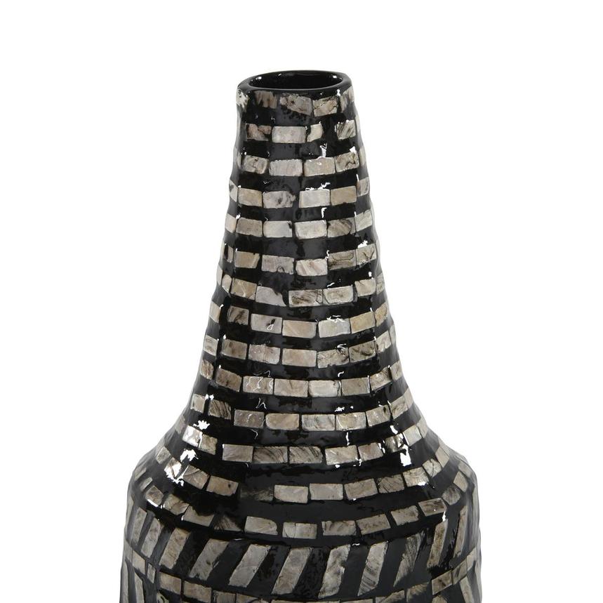 Black Shell Large Vase  alternate image, 3 of 4 images.