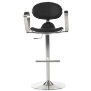 Jaylo Black Adjustable Stool  alternate image, 4 of 9 images.