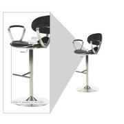 Jaylo Black Adjustable Stool  alternate image, 9 of 9 images.