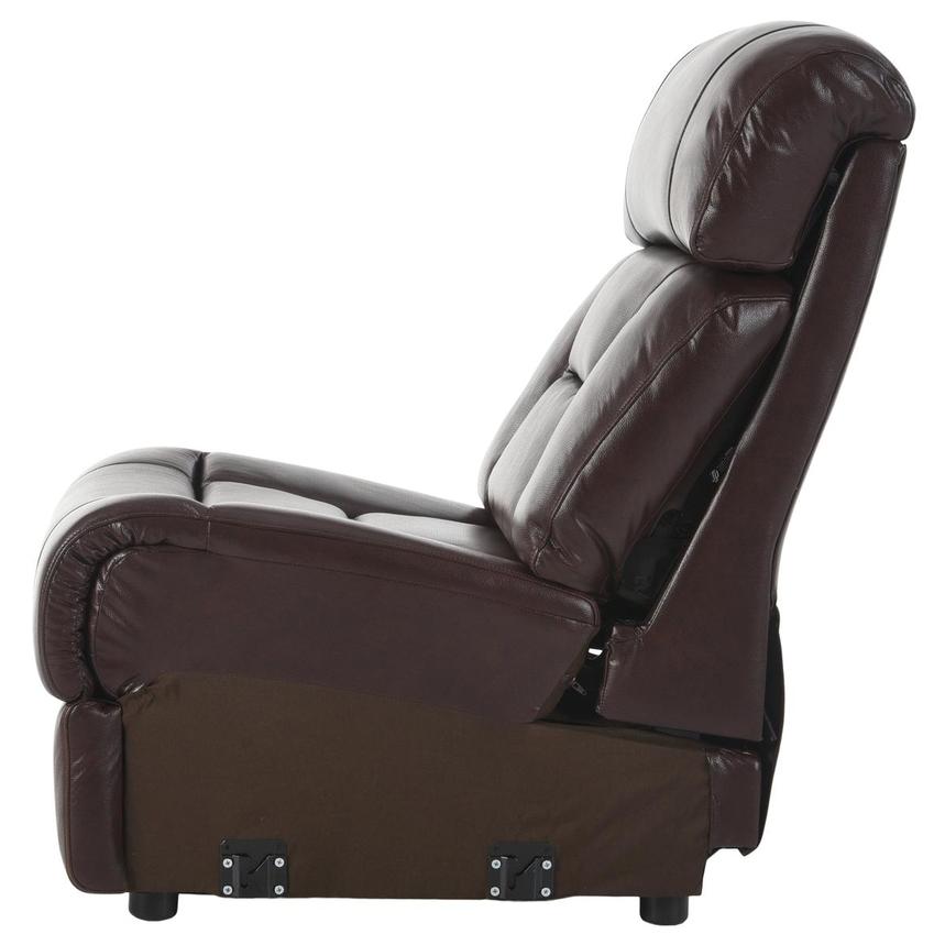 Gio Brown Armless Chair  alternate image, 3 of 5 images.