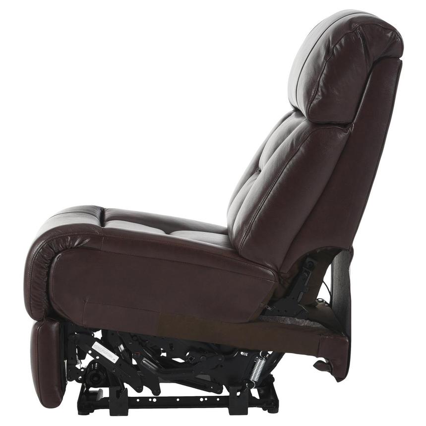 Gio Brown Armless Power Recliner  alternate image, 3 of 5 images.