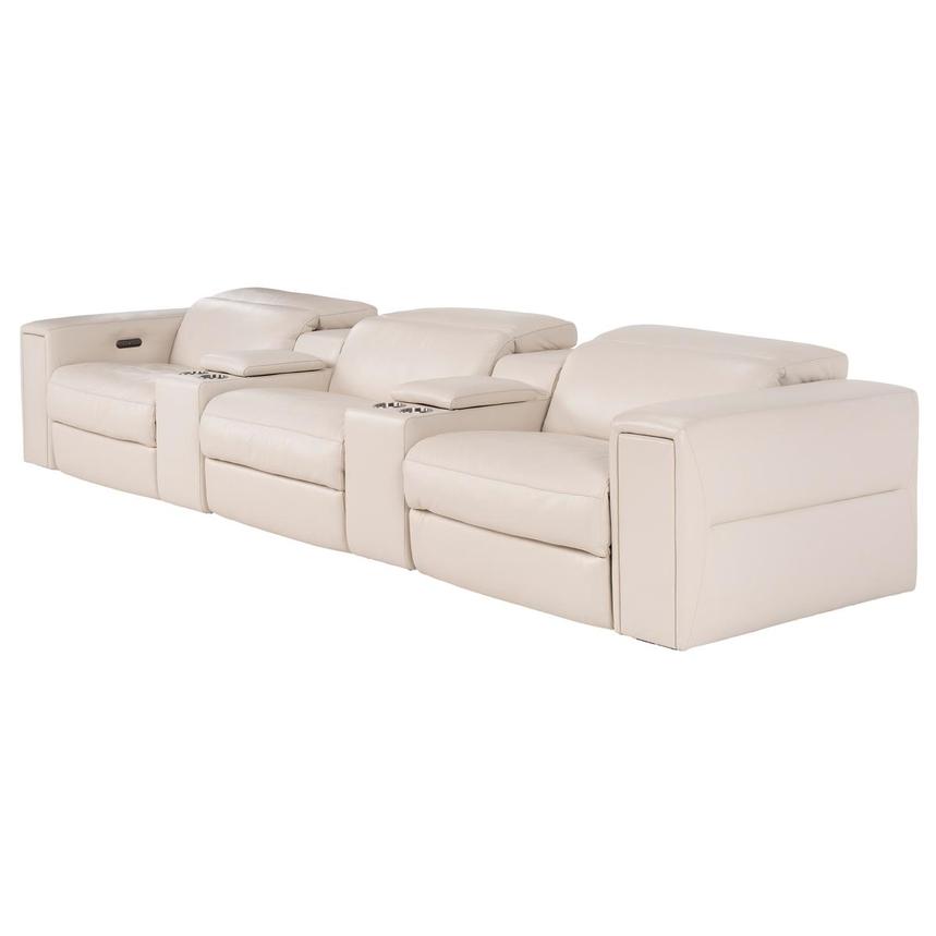 Trevor Home Theater Leather Seating with 5PCS/2PWR alternate image, 4 of 12 images.