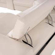 Trevor Leather Corner Sofa with 6PCS/3PWR  alternate image, 7 of 12 images.