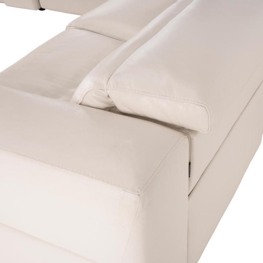 Trevor Leather Corner Sofa with 6PCS/2PWR alternate image, 6 of 12 images.