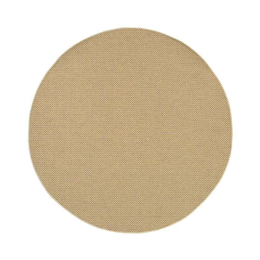 Burlap 8' Round Area Rug El Dorado Furniture