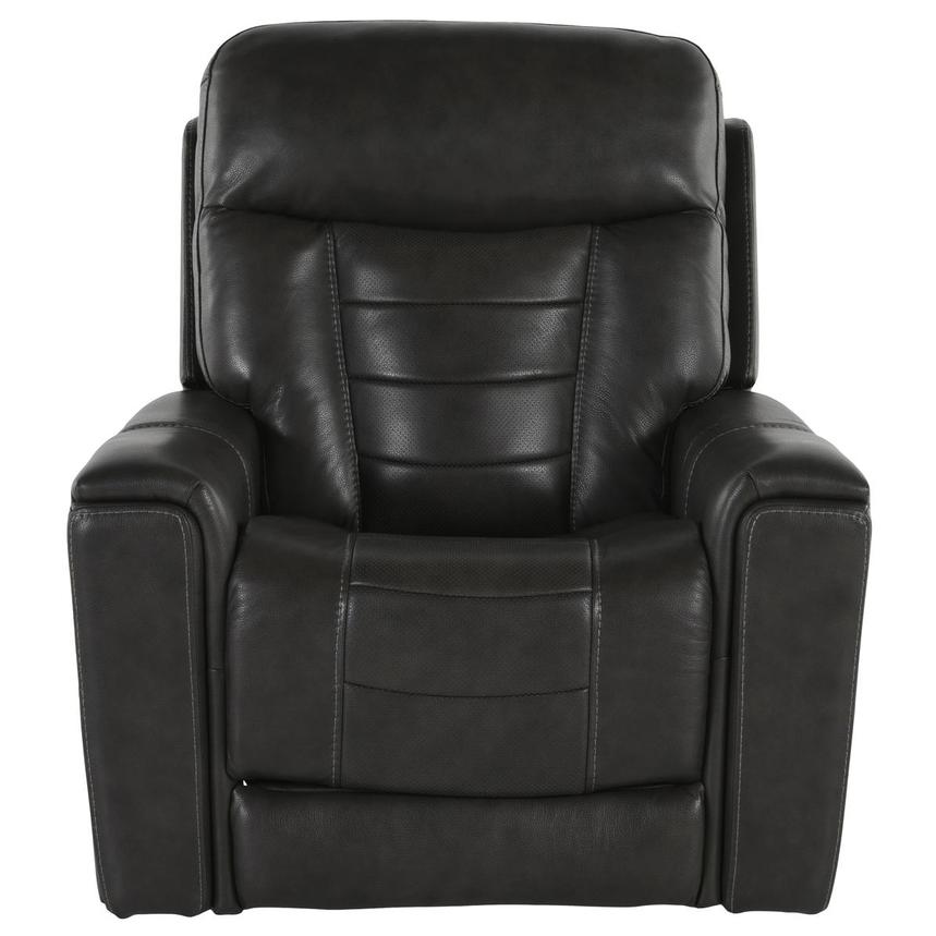 Rainer Leather Massage Recliner  alternate image, 6 of 15 images.