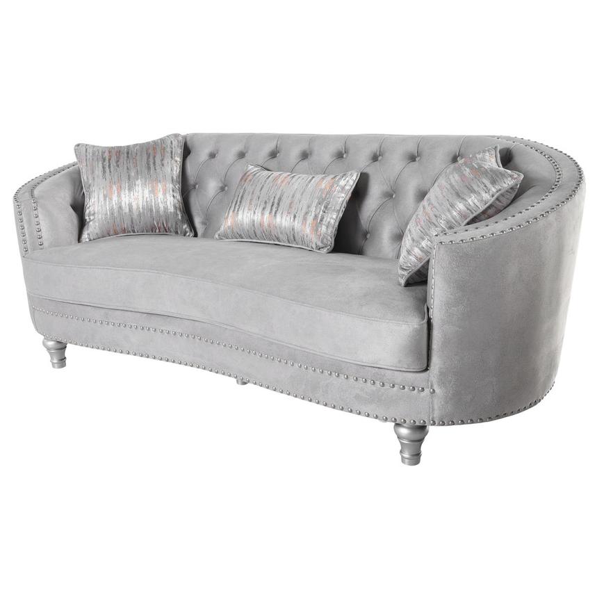 Silvana Silver Sofa  alternate image, 3 of 7 images.