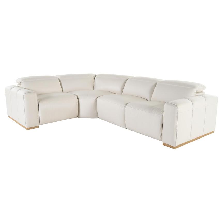 Galak Leather Power Reclining Sectional with 4PCS/2PWR  main image, 1 of 5 images.
