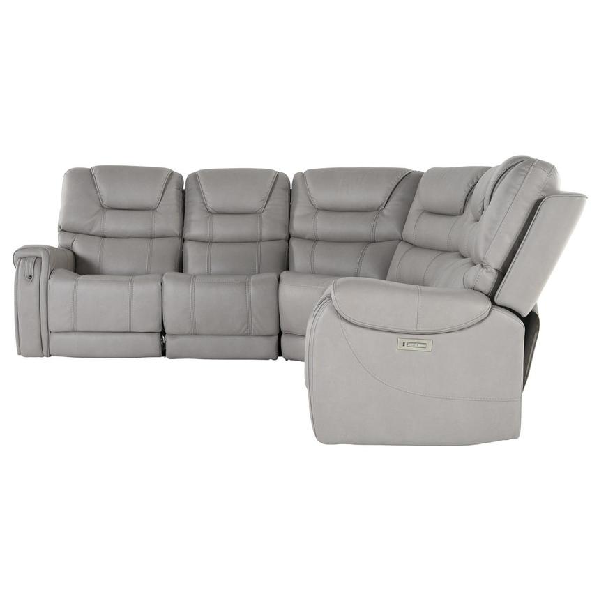 Capriccio Gray Power Reclining Sectional with 5PCS/2PWR  alternate image, 3 of 10 images.