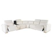 Galak Leather Power Reclining Sectional with 6PCS/2PWR  alternate image, 2 of 9 images.