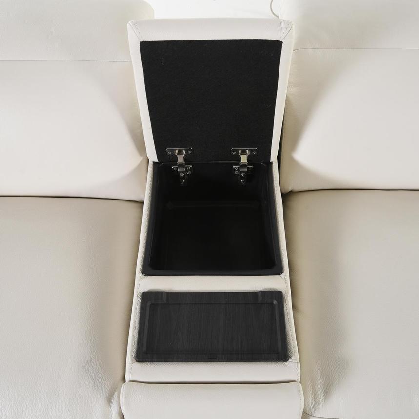 Galak Leather Power Reclining Sectional with 6PCS/3PWR  alternate image, 4 of 9 images.