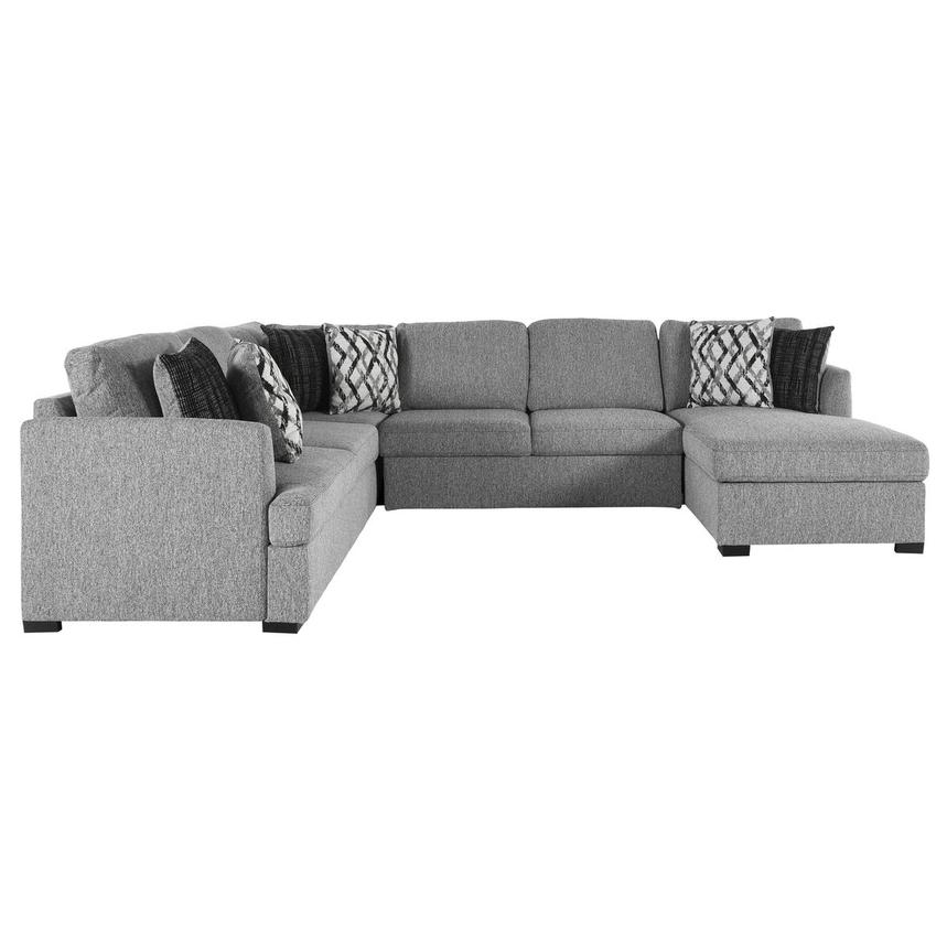 Vivian II Sectional Sleeper Sofa w/Right Chaise  alternate image, 3 of 8 images.