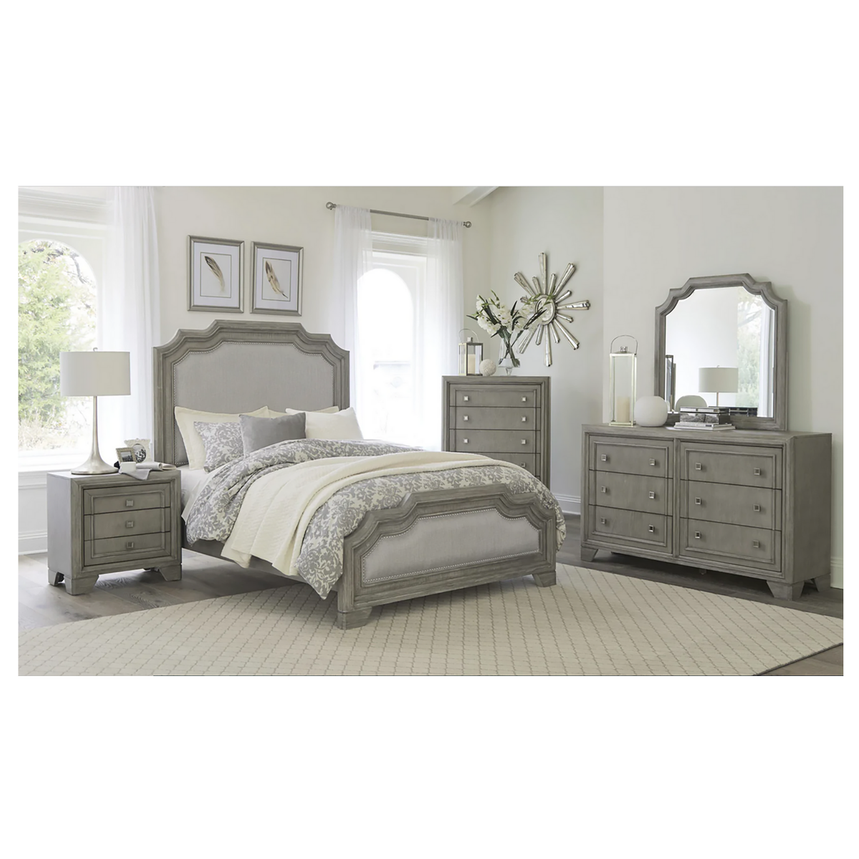 Arcadia Queen Panel Bed El Dorado Furniture