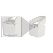 Lilly Ivory Arm Chair w/Casters  alternate image, 7 of 7 images.