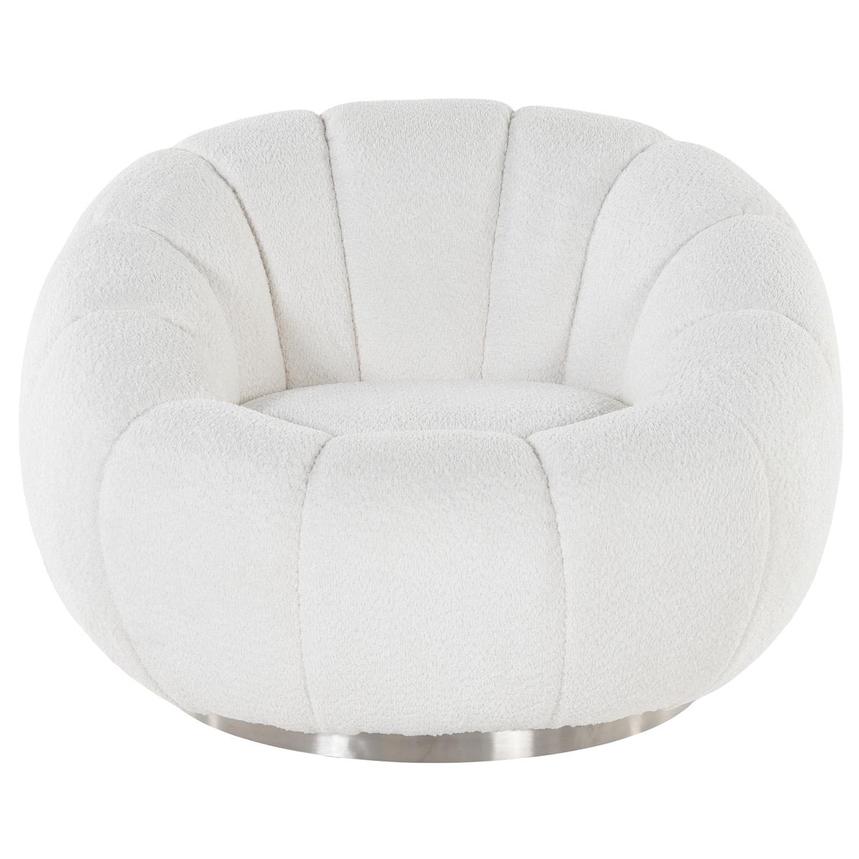 Amalfi White Accent Chair  main image, 1 of 6 images.