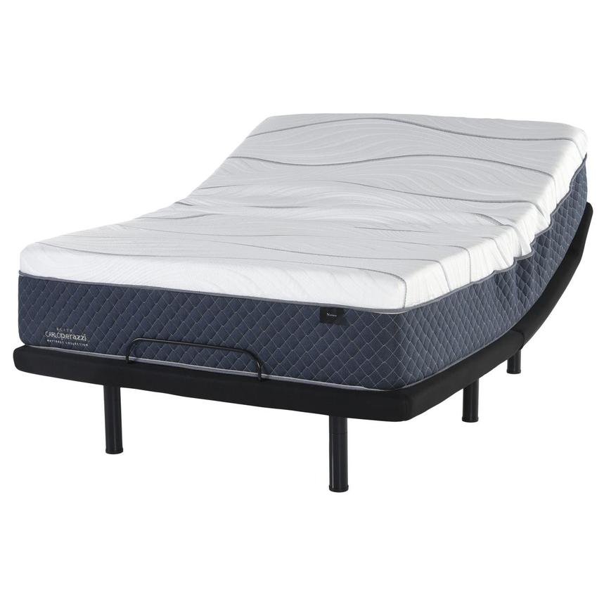 Novara Hybrid- Soft King Mattress w/Donalie Powered Base by Carlo ...