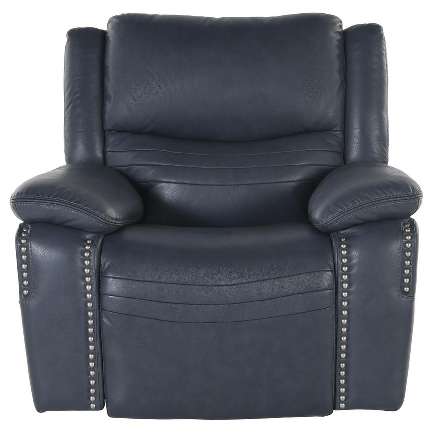 Onyx Leather Power Recliner  alternate image, 2 of 6 images.