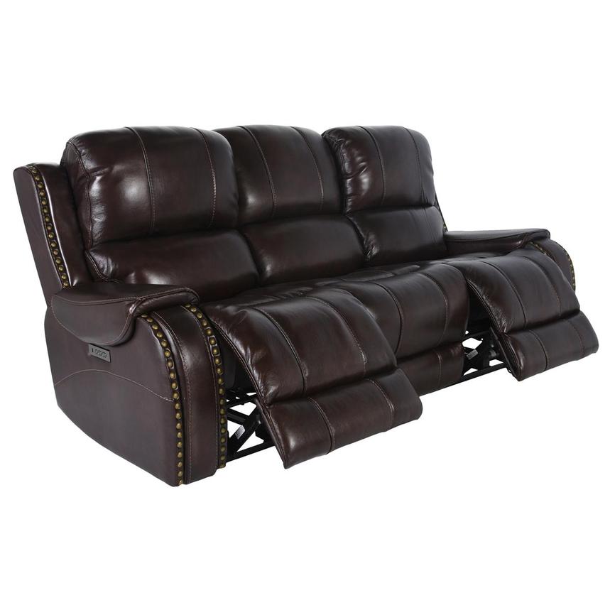 Durham Leather Power Reclining Sofa  alternate image, 3 of 6 images.