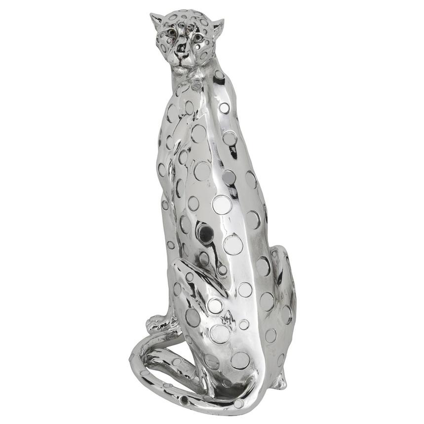Silver Leopard Sculpture  alternate image, 4 of 4 images.