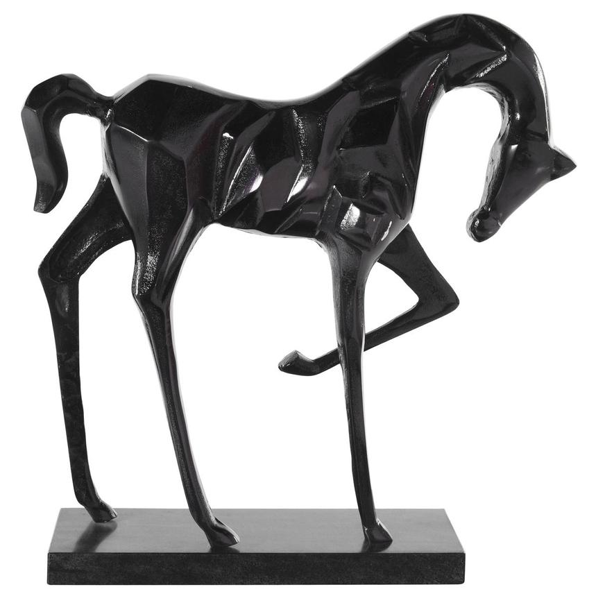 Stallion Black Sculpture  main image, 1 of 3 images.