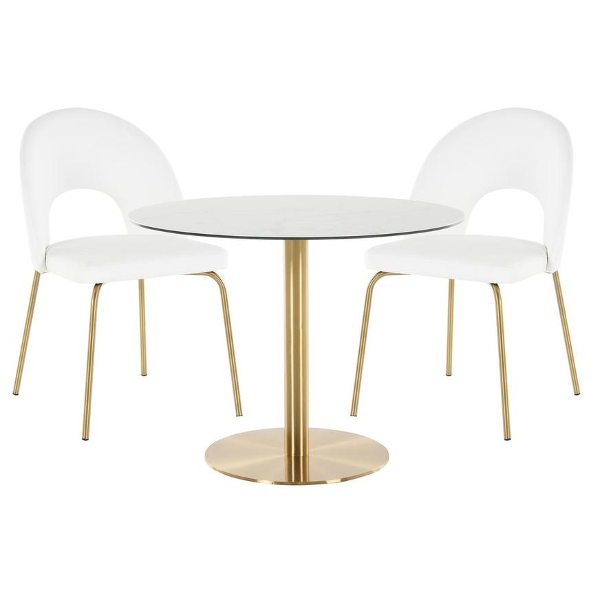 Paloma Gold 3-Piece Dining Set  main image, 1 of 8 images.