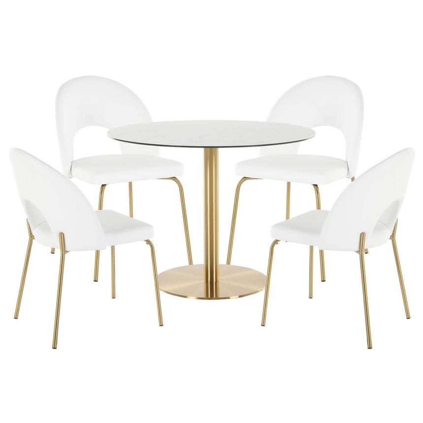 Paloma Gold 5-Piece Dining Set