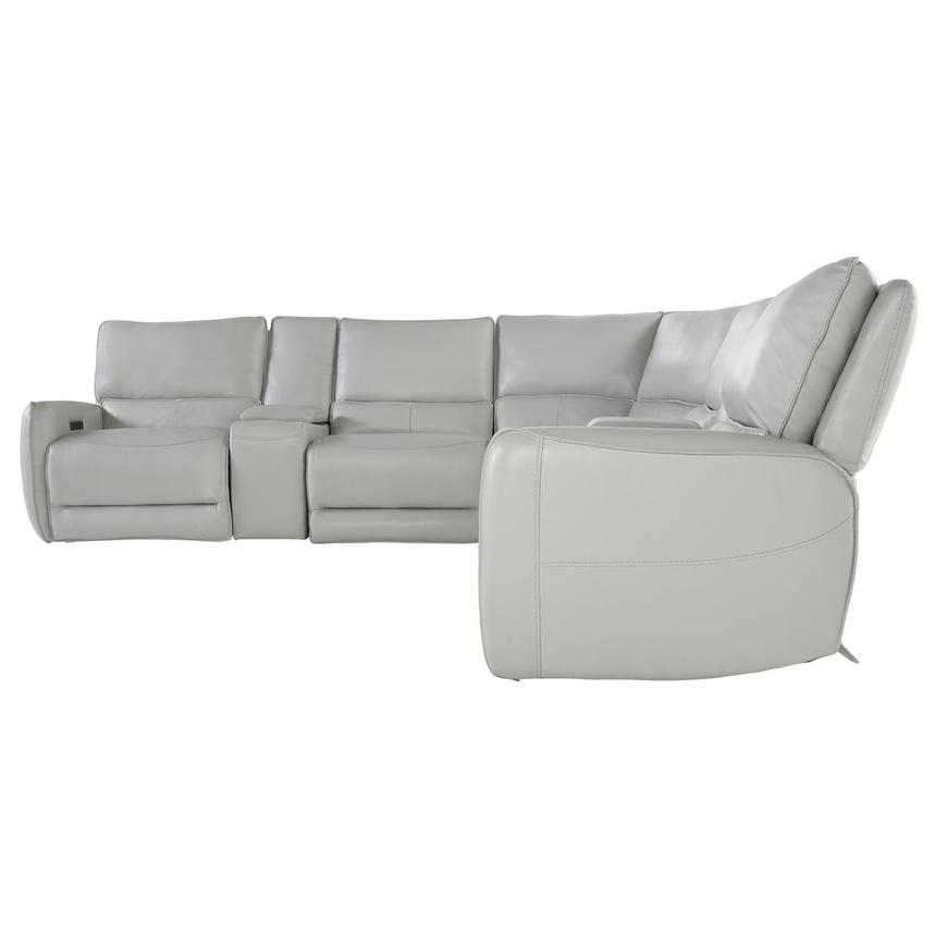 Georgia Leather Power Reclining Sectional with 7PCS/3PWR  alternate image, 4 of 6 images.