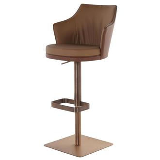 Brown - Adjustable Height Office Chair With Padded Arm Brown And Black -  881184 at Altman's Billiards and Barstools!