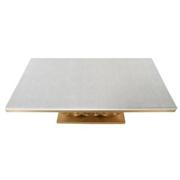 Lillian Gold Rectangular Dining Table  alternate image, 3 of 3 images.