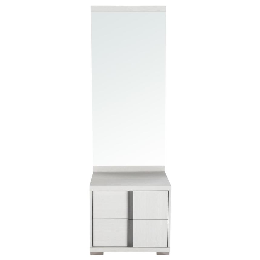 Tivo White Right Nightstand w/Mirror main image, 1 of 4 images.