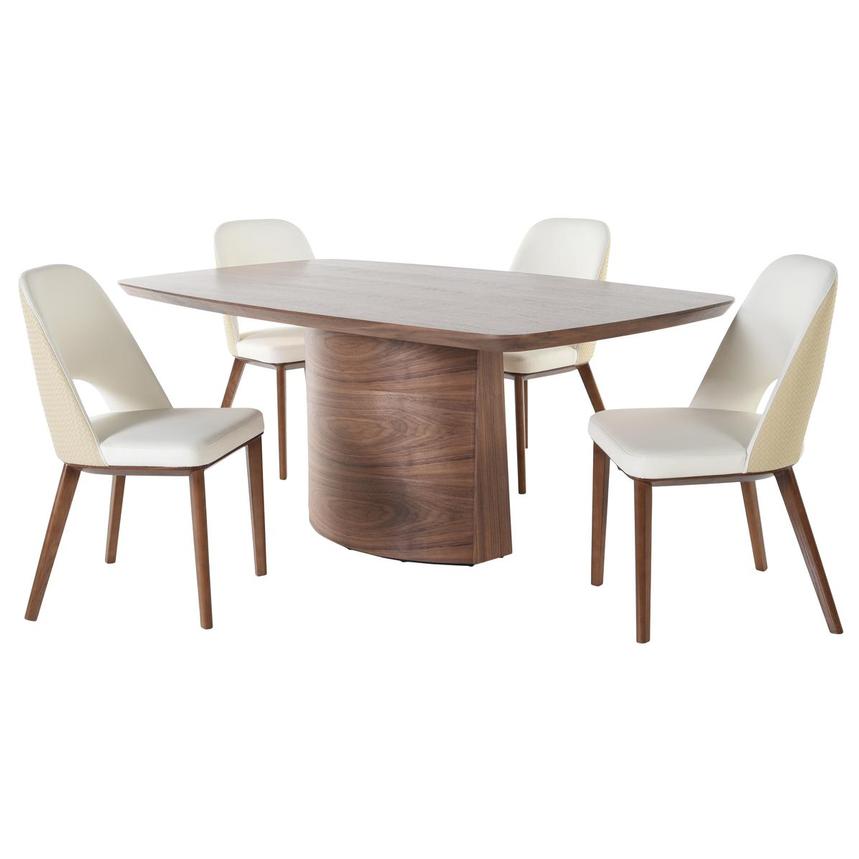 Adalyn Brown 5-Piece Dining Set  main image, 1 of 10 images.