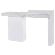 Beluga White Console Table  main image, 1 of 3 images.