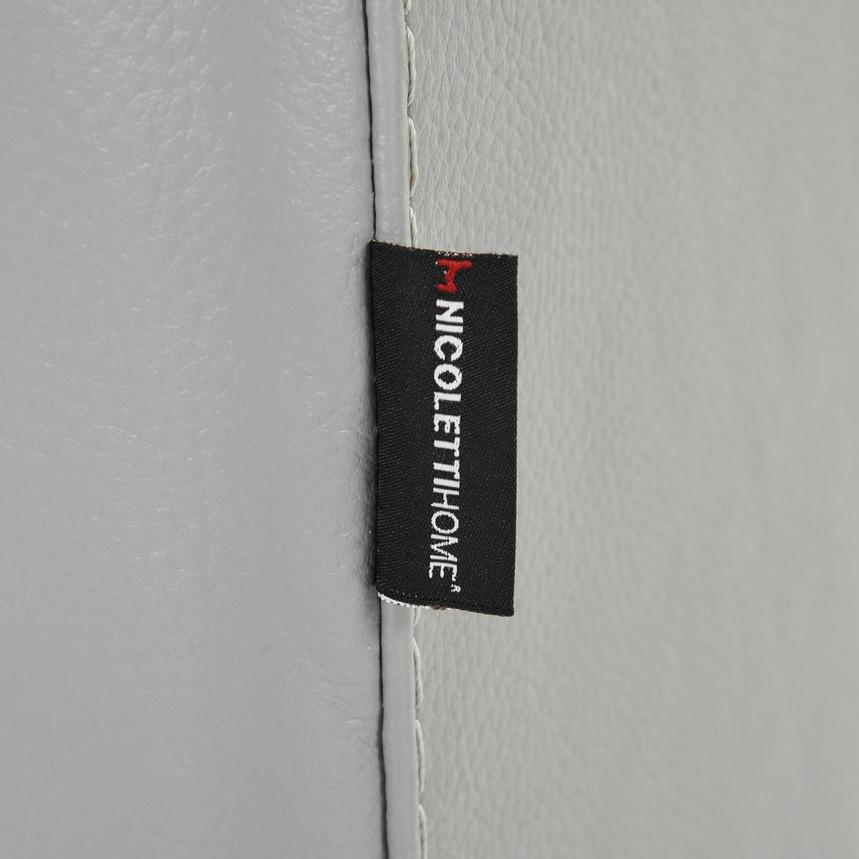 Grace Gray Leather Loveseat  alternate image, 4 of 5 images.