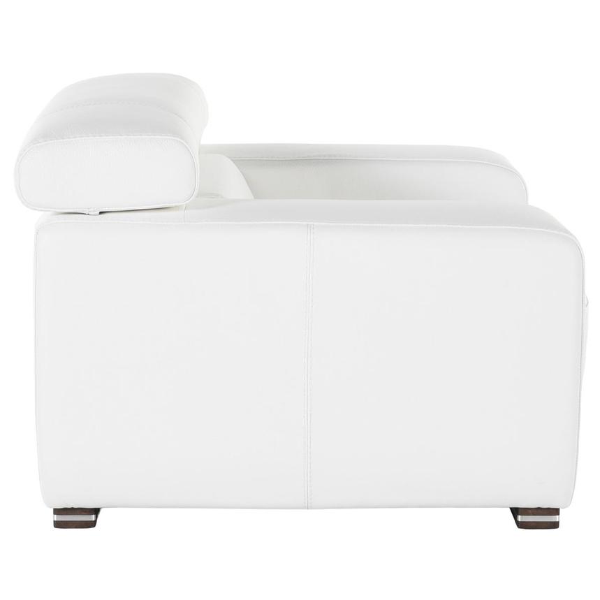 Grace White Leather Chair alternate image, 4 of 7 images.