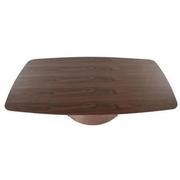 Adalyn Brown Rectangular Dining Table  alternate image, 4 of 4 images.