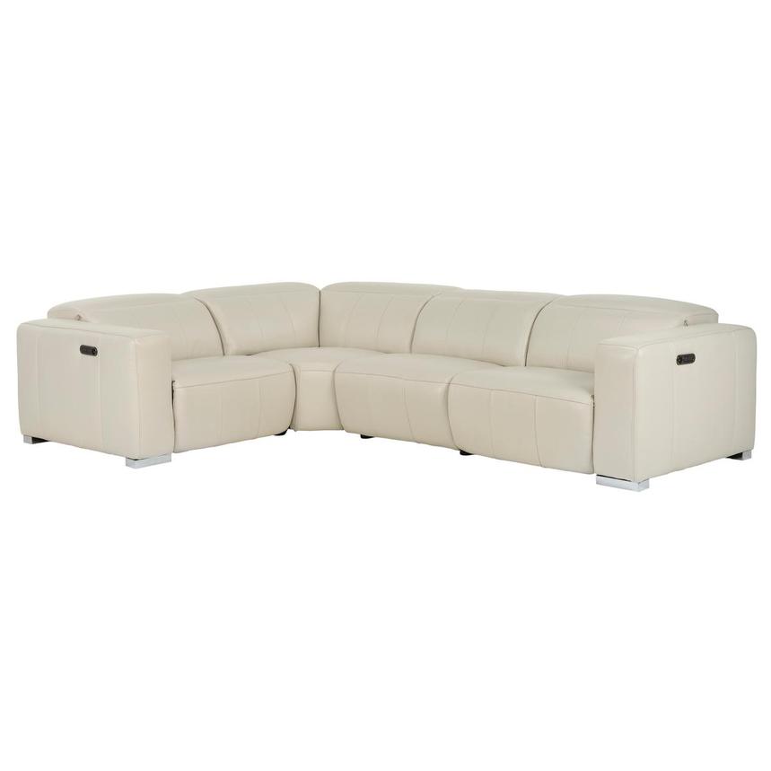 Samar Leather Power Reclining Sectional with 4PCS/2PWR  main image, 1 of 8 images.
