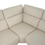 Samar Leather Power Reclining Sectional with 4PCS/2PWR  alternate image, 4 of 8 images.