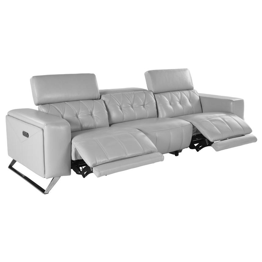 Anchi Silver Oversized Sofa w/2PWR  alternate image, 3 of 4 images.