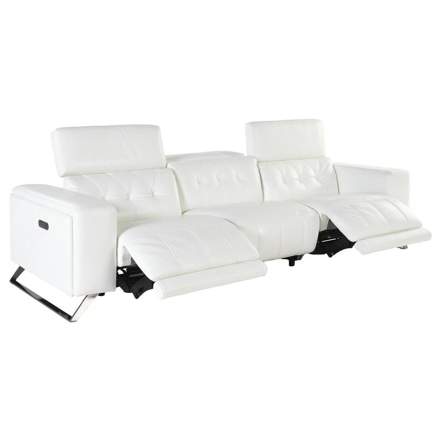 Anchi White Oversized Sofa w/2PWR  alternate image, 3 of 4 images.
