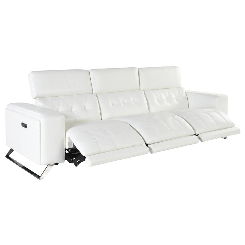 Anchi White Oversized Sofa w/3PWR  alternate image, 3 of 5 images.
