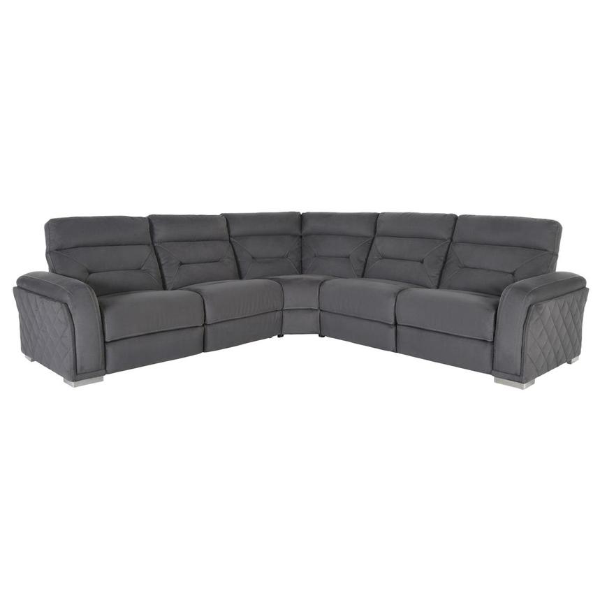 Kim Gray Power Reclining Sectional with 5PCS/2PWR  main image, 1 of 6 images.