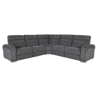 Kim Gray Power Reclining Sectional with 5PCS/2PWR